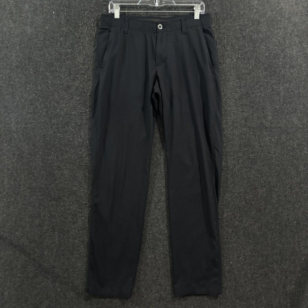 Under Armour Showdown Golf Pants Men's 32x32 Black Performance Stretch Woven